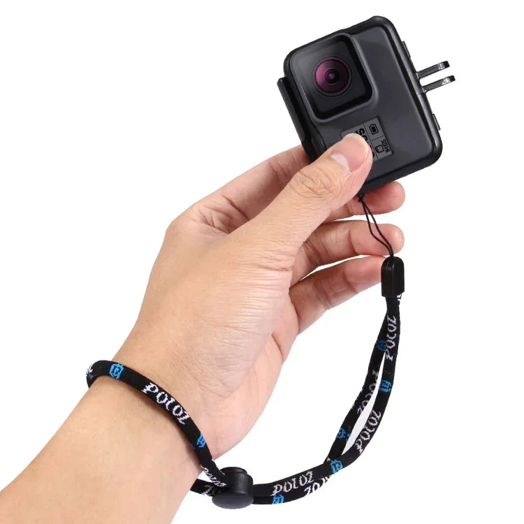 حزام معصم يد من PULUZ لكاميرات GoPro، Insta360، DJI وغيرها من الكاميرات الرياضية، الطول: 23 سم، حزام معصم يد