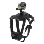 حزام صدر قابل للتعديل من PULUZ لحمل الكلب لكاميرات GoPro، Insta360، DJI وغيرها من الكاميرات الرياضية، حزام صدر للكلب