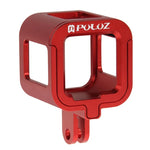 غطاء حماية هيكل من سبائك الألمنيوم CNC مع إطار تأمين من PULUZ لكاميرات GoPro HERO5 Session /HERO4 Session /HERO Session، لهيكل HERO4 Session مع إطار، لهيكل HERO5 Session مع إطار، لهيكل HERO5 Session