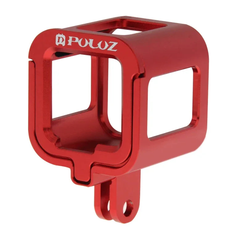 غطاء حماية هيكل من سبائك الألمنيوم CNC مع إطار تأمين من PULUZ لكاميرات GoPro HERO5 Session /HERO4 Session /HERO Session، لهيكل HERO4 Session مع إطار، لهيكل HERO5 Session مع إطار، لهيكل HERO5 Session