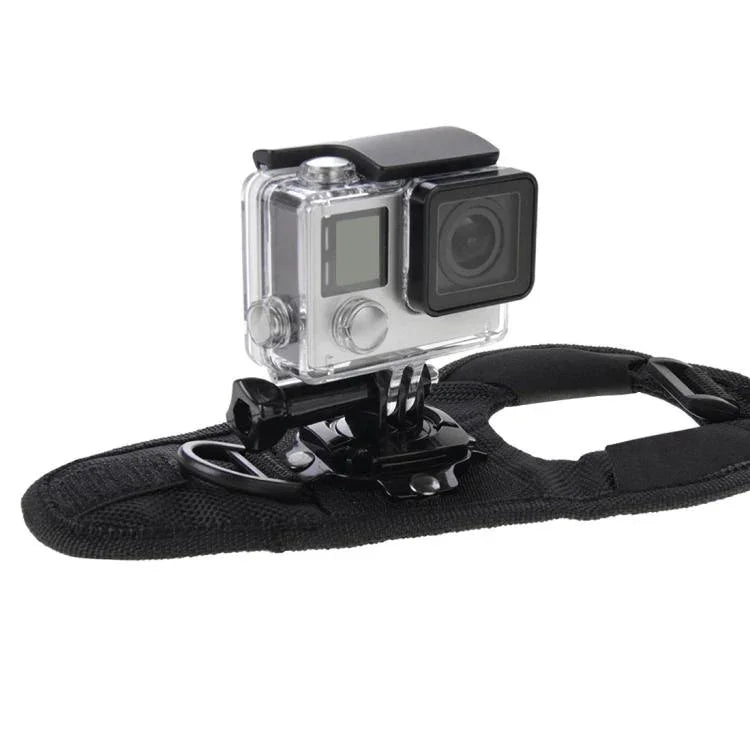 حزام تثبيت على راحة اليد بنمط قفاز مع دوران 360 درجة من PULUZ لكاميرات GoPro، Insta360، DJI وغيرها، حزام راحة اليد بنمط القفاز
