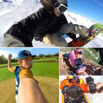حزام تثبيت على راحة اليد بنمط قفاز مع دوران 360 درجة من PULUZ لكاميرات GoPro، Insta360، DJI وغيرها، حزام راحة اليد بنمط القفاز