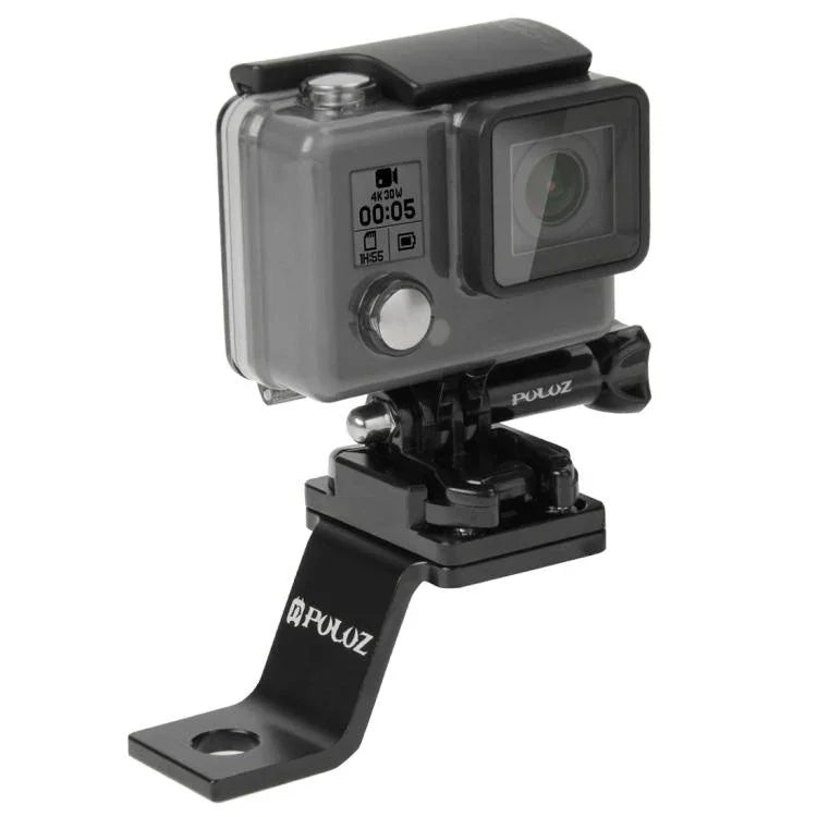 حامل معدني ثابت للدراجات النارية من PULUZ لكاميرات GoPro، Insta360، DJI وغيرها، حامل ثابت 1 (أسود)، حامل ثابت 1 (فضي)، حامل ثابت 1 (أحمر)، حامل ثابت 1 (أزرق)، حامل ثابت 1 (ذهبي)