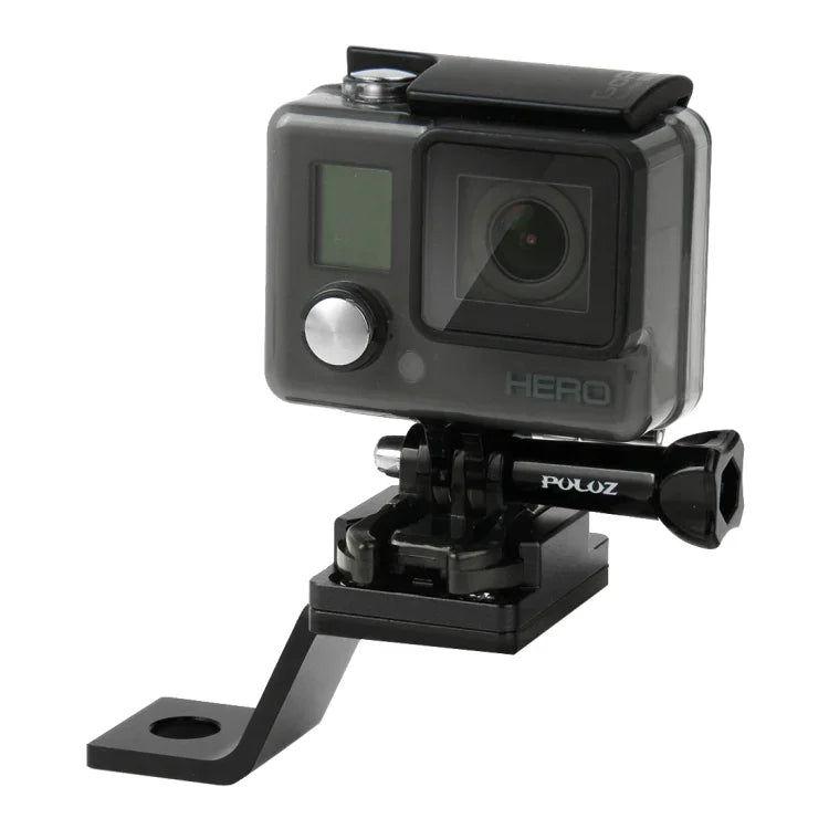 حامل معدني ثابت للدراجات النارية من PULUZ لكاميرات GoPro، Insta360، DJI وغيرها، حامل ثابت 1 (أسود)، حامل ثابت 1 (فضي)، حامل ثابت 1 (أحمر)، حامل ثابت 1 (أزرق)، حامل ثابت 1 (ذهبي)