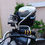 حامل معدني ثابت للدراجات النارية من PULUZ لكاميرات GoPro، Insta360، DJI وغيرها، حامل ثابت 1 (أسود)، حامل ثابت 1 (فضي)، حامل ثابت 1 (أحمر)، حامل ثابت 1 (أزرق)، حامل ثابت 1 (ذهبي)