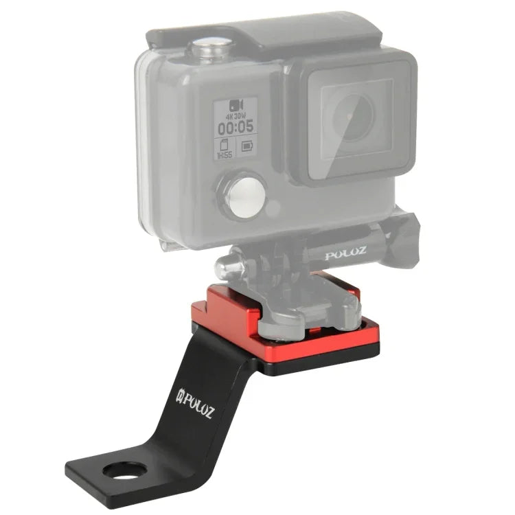 حامل معدني ثابت للدراجات النارية من PULUZ لكاميرات GoPro، Insta360، DJI وغيرها، حامل ثابت 1 (أسود)، حامل ثابت 1 (فضي)، حامل ثابت 1 (أحمر)، حامل ثابت 1 (أزرق)، حامل ثابت 1 (ذهبي)