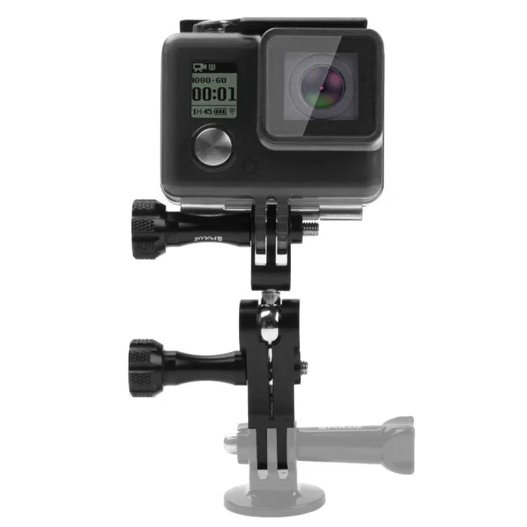 حامل كرة CNC من الألمنيوم مع مسمارين طويلين من PULUZ لكاميرات GoPro، Insta360، DJI وغيرها، مخزون CN