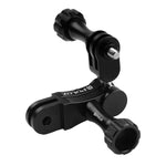 حامل كرة CNC من الألمنيوم مع مسمارين طويلين من PULUZ لكاميرات GoPro، Insta360، DJI وغيرها، مخزون CN