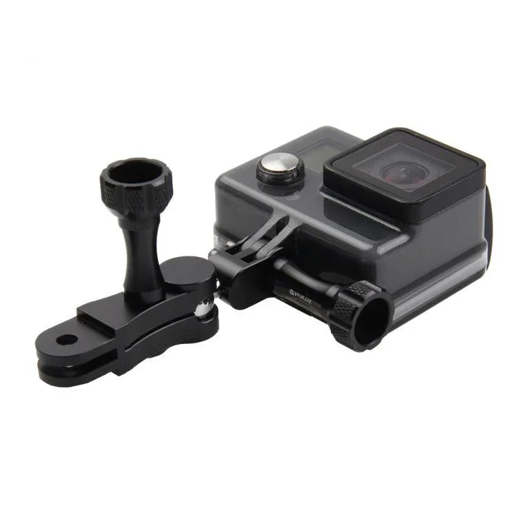 حامل كرة CNC من الألمنيوم مع مسمارين طويلين من PULUZ لكاميرات GoPro، Insta360، DJI وغيرها، مخزون CN