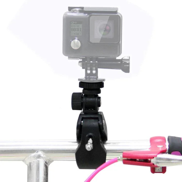 حامل مقبض دراجة نارية أو دراجة مع حامل ثلاثي الأرجل ومسمار من PULUZ لكاميرات GoPro، Insta360، DJI وغيرها، حامل مطول