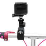 حامل مقبض دراجة نارية أو دراجة مع حامل ثلاثي الأرجل ومسمار من PULUZ لكاميرات GoPro، Insta360، DJI وغيرها، حامل مطول