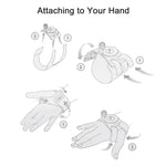 أشرطة يد ومعصم وذراع وساق 3 في 1 من PULUZ مع دوران 360 درجة لتركيب كاميرات الحركة GoPro وInsta360 وDJI وغيرها، شريط للذراع والساق