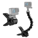 حامل مشبك مرن لفكي كاميرات الأكشن من PULUZ لكاميرات GoPro وInsta360 وDJI وغيرها، حامل فكي