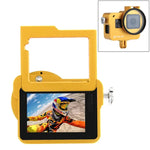 هيكل حماية من سبائك الألمنيوم CNC من PULUZ مع إطار تأمين وعدسة UV بقطر 52 مم لكاميرا GoPro HERO(2018) /7 Black /6 /5، لإطار سحب HERO6 /5، لإطار سحب HERO5