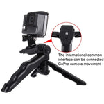 حامل ترايبود قابل للطي مع محول وبراغي من PULUZ لكاميرات GoPro وInsta360 وDJI وغيرها، الحد الأقصى للحمولة: 2 كجم