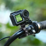 محول مقبض دراجة من سبائك الألمنيوم من PULUZ لتركيب كاميرات GoPro وInsta360 وDJI وغيرها، تركيب من الألمنيوم