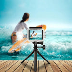 عصا سيلفي قابلة للطي مع حامل ثلاثي الاتجاهات PULUZ لمونوبود لكاميرات GoPro، Insta360 ONE R، DJI Osmo Action وغيرها، الطول: 20-58 سم، الطول: 20-58 سم