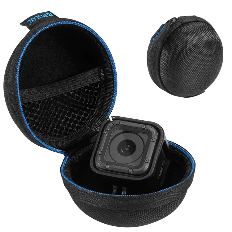 علبة تخزين صغيرة جداً PULUZ لكاميرات GoPro HERO5 Session /4 Session / Session، علبة تخزين مع خطاف