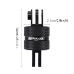ذراع تمديد دوار CNC بزاوية 360 درجة مع محول حامل ثلاثي القوائم PULUZ لكاميرات GoPro، Insta360، DJI وغيرها، محول تمديد