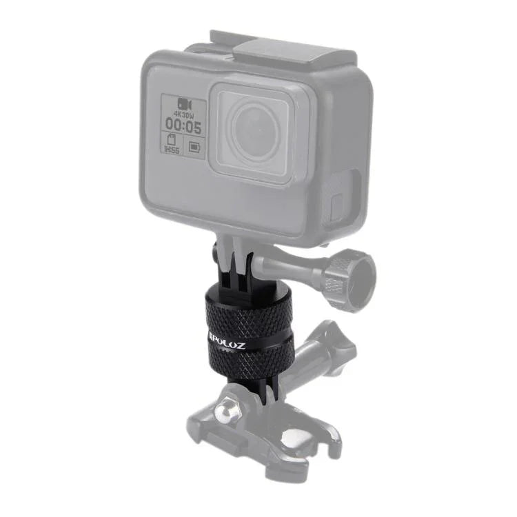 ذراع تمديد دوار CNC بزاوية 360 درجة مع محول حامل ثلاثي القوائم PULUZ لكاميرات GoPro، Insta360، DJI وغيرها، محول تمديد