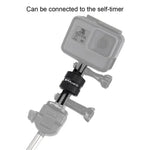 ذراع تمديد دوار CNC بزاوية 360 درجة مع محول حامل ثلاثي القوائم PULUZ لكاميرات GoPro، Insta360، DJI وغيرها، محول تمديد