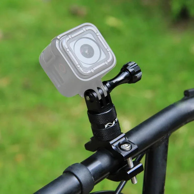محول مقبض دراجة من الألمنيوم دوار 360 درجة مع برغي لكاميرات GoPro وInsta360 وDJI وغيرها من كاميرات الحركة، مخزون الصين (أحمر)، مخزون الصين (أزرق)، محول مقبض الدراجة 1