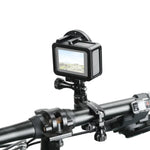 محول مقبض دراجة من الألمنيوم دوار 360 درجة مع برغي لكاميرات GoPro وInsta360 وDJI وغيرها من كاميرات الحركة، محول مقبض الدراجة 2