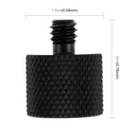 محول برغي أنثى 3/8 بوصة إلى ذكر 1/4 بوصة من PULUZ