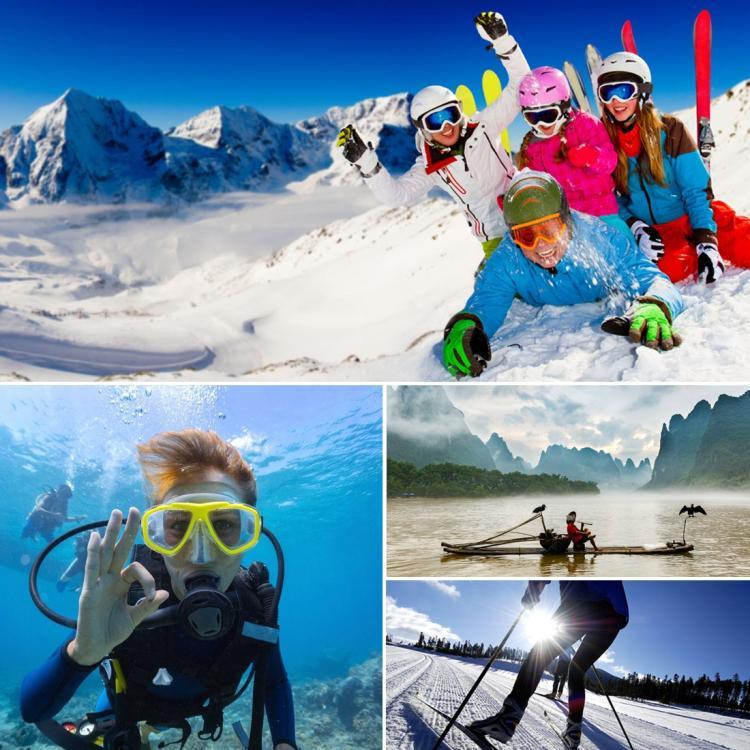 حزام تثبيت مرن قابل للتعديل مع حزام رأس لكاميرات GoPro وInsta360 ONE R وDJI Osmo Action وغيرها من كاميرات الحركة من PULUZ، حزام رأس