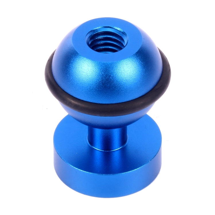 محول رأس كروي من الألمنيوم CNC من PULUZ لكاميرات GoPro وInsta360 وDJI وغيرها من كاميرات الحركة، القطر: 2.5 سم، ألومنيوم CNC (أسود)
