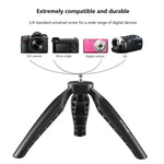 حامل ثلاثي القوائم مكتبي بسيط صغير من ABS بمسمار 1/4 بوصة لكاميرات DSLR والرقمية، ارتفاع العمل: 9 سم، حامل ثلاثي ABS