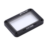 واقي عدسة من الألمنيوم مع زجاج مقسى من PULUZ لكاميرا Sony RX0 / RX0 II، مع براغي ومفكات، أمامي أحمر لهب