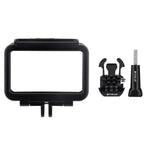 إطار حماية قياسي من ABS لحماية DJI Osmo Action من PULUZ، مع مشبك تثبيت أساسي ومسمار، ABS