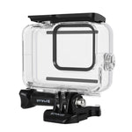 غطاء كاميرا غطس مقاوم للماء حتى عمق 60 متر من PULUZ لكاميرا GoPro HERO8 Black، لـ GoPro HERO8 Black
