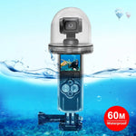 غطاء غطس مقاوم للماء حتى عمق 60 متر من PULUZ لكاميرا DJI Osmo Pocket
