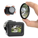 هيكل حماية من سبائك الألمنيوم CNC مع إطار تأمين وعدسة UV بحجم 52 مم لكاميرا GoPro HERO8 Black من PULUZ، لـ HERO8 Black مع إطار