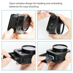 هيكل حماية من سبائك الألمنيوم CNC مع إطار تأمين وعدسة UV بحجم 52 مم لكاميرا GoPro HERO8 Black من PULUZ، لـ HERO8 Black مع إطار