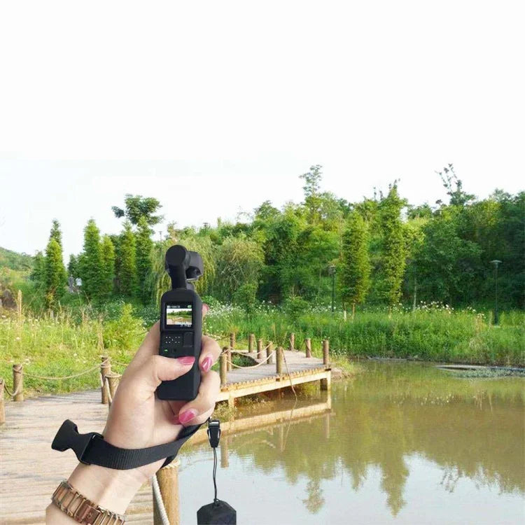 طقم غطاء سيليكون بنمط ماسي 2 في 1 لكاميرا DJI OSMO Pocket من PULUZ، لـ DJI OSMO Pocket