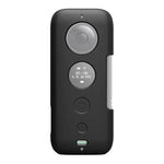 PULUZ غطاء حماية سيليكون مع غطاء عدسة لـ Insta360 ONE X، لـ Insta360 ONE X (أسود)، لـ Insta360 ONE X (أحمر)