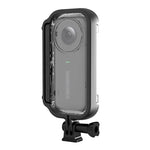 PULUZ غطاء حماية مقاوم للماء تحت الماء بعمق 30 متر لكاميرا Insta360 ONE X، مع مشبك قاعدة أساسية وبرغي، لـ Insta360 ONE X