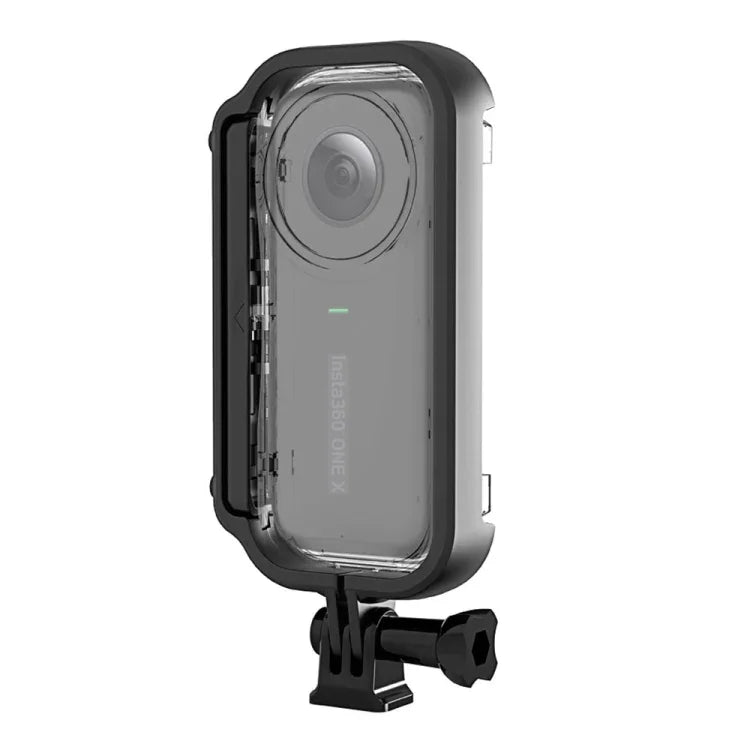 PULUZ غطاء حماية مقاوم للماء تحت الماء بعمق 30 متر لكاميرا Insta360 ONE X، مع مشبك قاعدة أساسية وبرغي، لـ Insta360 ONE X
