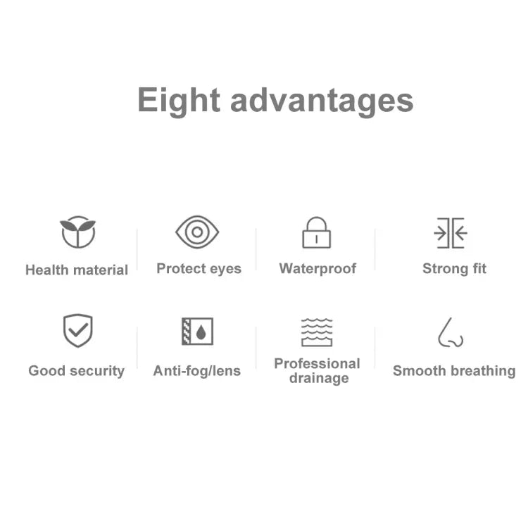 معدات رياضة مائية وقناع غوص ونظارات سباحة لـ GoPro، Insta360، DJI وكاميرات الحركة الأخرى