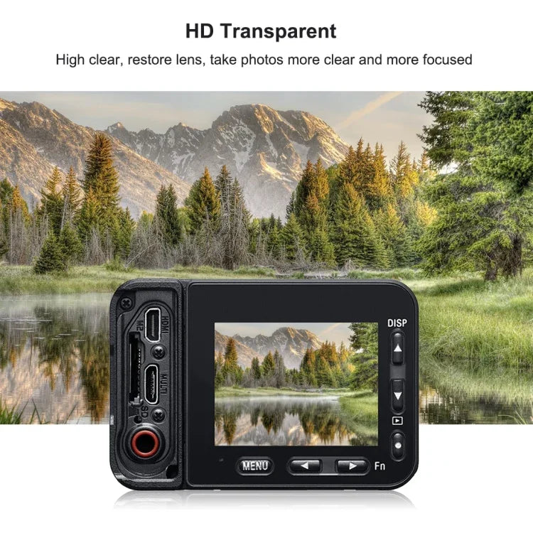 PULUZ فيلم مرن مضاد للبصمات AF HD للعدسة الأمامية وشاشة LCD الخلفية لـ Sony RX0 II / RX0، لـ Sony RX0 II