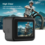 فيلم زجاجي مقسى 9H 2.5D لحماية عدسة وشاشة LCD لكاميرا GoPro HERO8 Black من PULUZ، لـ GoPro HERO8 Black