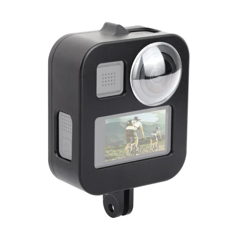 هيكل حماية من سبائك الألمنيوم CNC من PULUZ لقفص حماية كاميرا GoPro Max، قفص من سبائك الألمنيوم