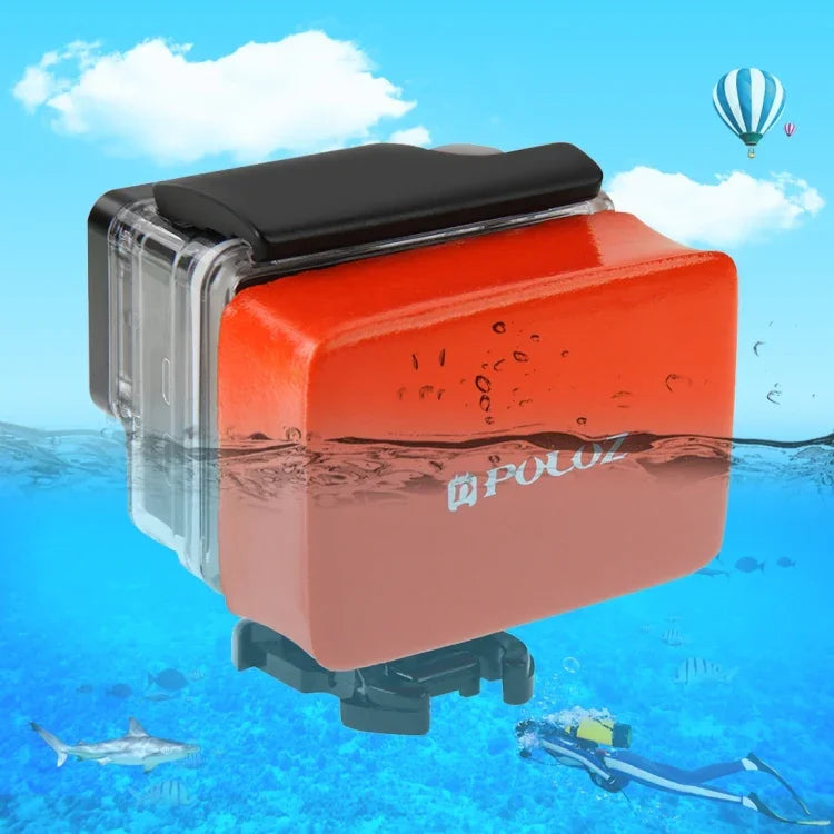 إسفنجة عائمة PULUZ مع ملصق لاصق لكاميرات GoPro، Insta360، DJI وغيرها من كاميرات الحركة، إسفنجة مع ملصق