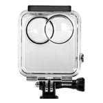 غطاء غطس مقاوم للماء تحت الماء بعمق 45 متر PULUZ لكاميرا GoPro MAX، مع مشبك تثبيت أساسي وبرغي، غطاء مقاوم للماء