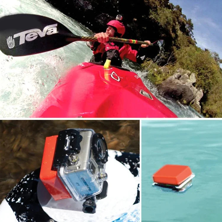 إسفنجة عائمة PULUZ مع ملصق لاصق لكاميرات GoPro، Insta360، DJI وغيرها من كاميرات الحركة، إسفنجة مع ملصق