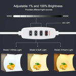 PULUZ لوحة إضاءة LED دائرية قابلة للطي بحجم 23 سم مع مجموعة خيمة تصوير استوديو إضاءة تصوير مع 6 خلفيات ألوان (أسود، أبيض، أصفر، أحمر، أخضر، أزرق)، الحجم عند الفتح: 24 سم × 23 سم × 23 سم، لوحة LED دائرية بحجم 23 سم