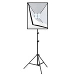بولوز صندوق إضاءة ناعم استوديو 50x70 سم + حامل ثلاثي القوائم 2 متر + 4 لمبات LED بيضاء 20 واط 5700 كلفن E27 220 فولت، 4 لمبات قابس الاتحاد الأوروبي، 4 لمبات قابس الولايات المتحدة